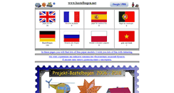 Desktop Screenshot of bastelbogen.net