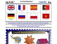 Tablet Screenshot of bastelbogen.net